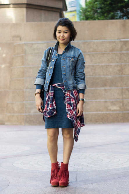 Style with check! 初秋格子穿搭术