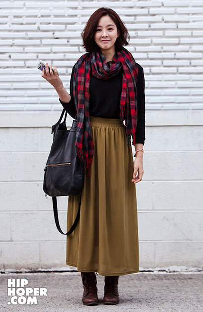 韩国时尚街拍 复古、街头、时尚多种造型风格随你看