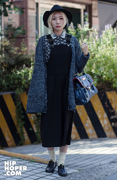 韩国时尚街拍 复古、街头、时尚多种造型风格随你看