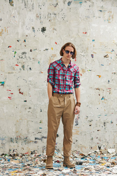 随意的日式时尚 nonnative 2015春夏系列造型搭配