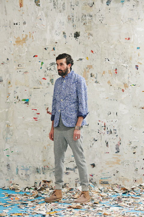 随意的日式时尚 nonnative 2015春夏系列造型搭配