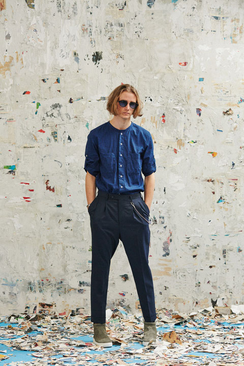 随意的日式时尚 nonnative 2015春夏系列造型搭配