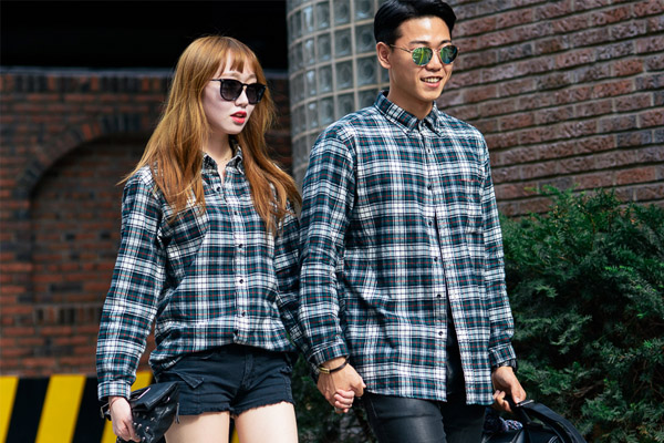 百分百恋人。情侣装这样搭配更出彩