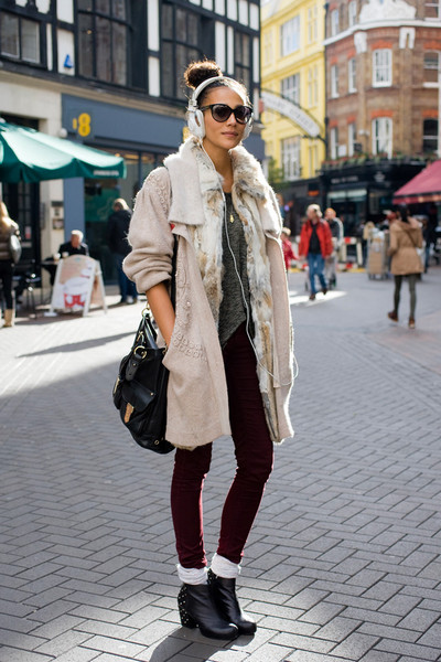 欧美潮人街拍 不穿秋裤一样美丽过秋冬