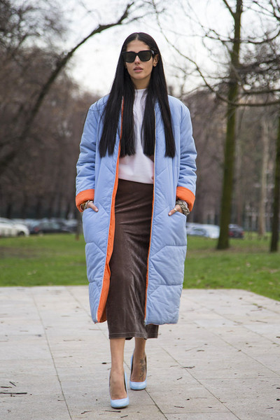 欧美潮人街拍 不穿秋裤一样美丽过秋冬