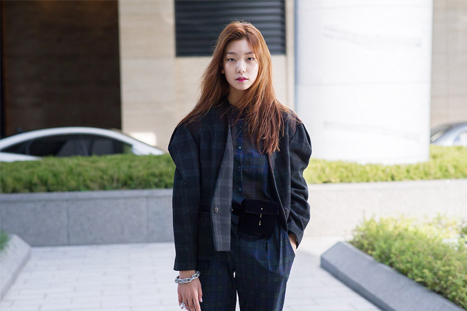 萌妹子变身大长腿。小只女衣橱里的必备单品