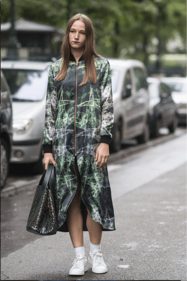 跟上时尚潮人的脚步！看2014秋冬短袜街拍搭配示范