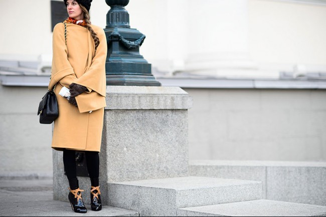 来自寒冷雪国的神秘魅力：看俄罗斯10月时尚街拍