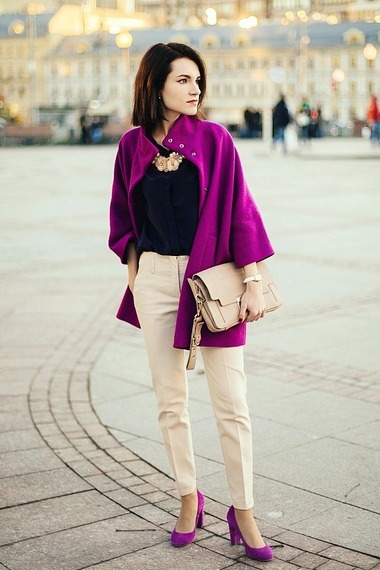 2014年11月俄罗斯潮人街拍 看尽冬季时尚潮范