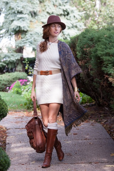 2014年11月俄罗斯潮人街拍 看尽冬季时尚潮范