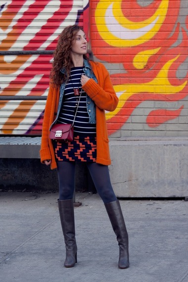 2014年11月俄罗斯潮人街拍 看尽冬季时尚潮范