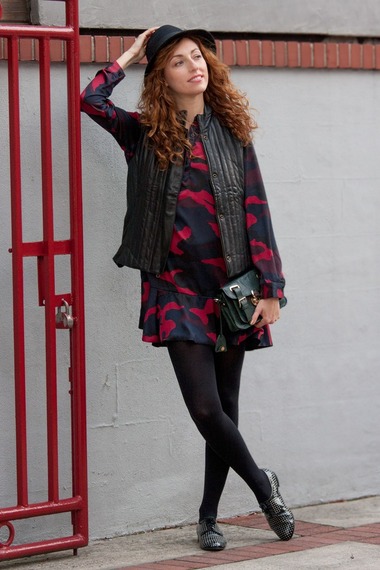 2014年11月俄罗斯潮人街拍 看尽冬季时尚潮范