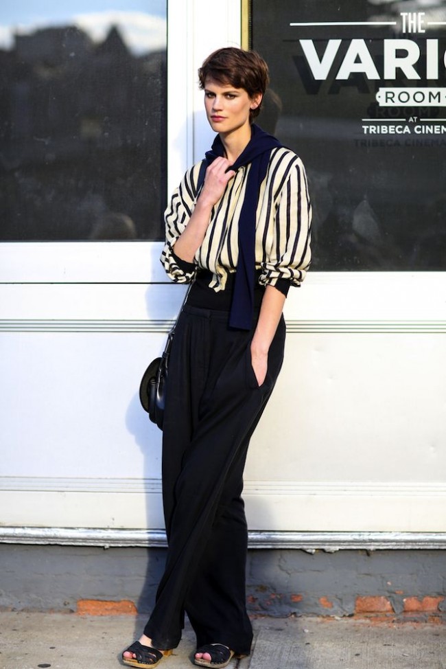 2015春夏时装周系列报导：看模特儿最新私服街拍