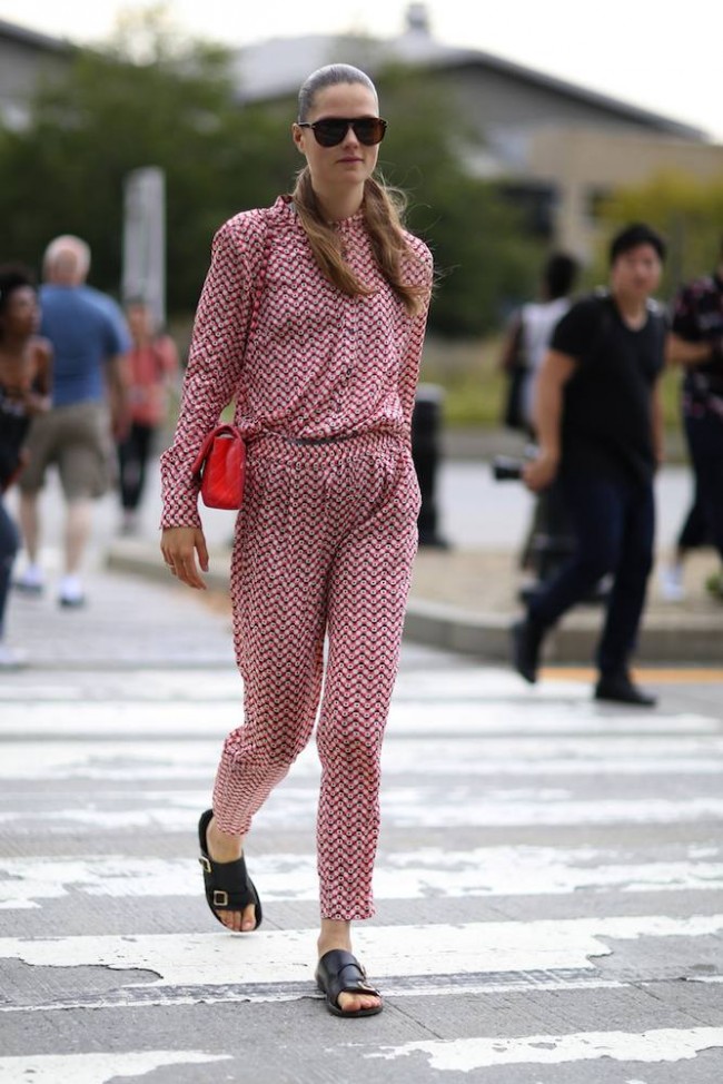 2015春夏时装周系列报导：看模特儿最新私服街拍