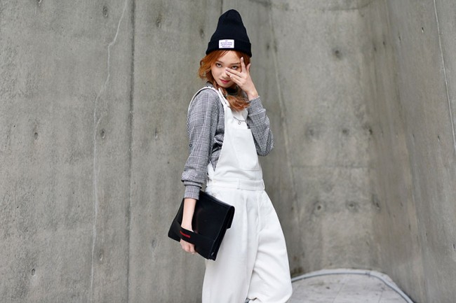 风格百变的时尚之都：首尔时装周街拍