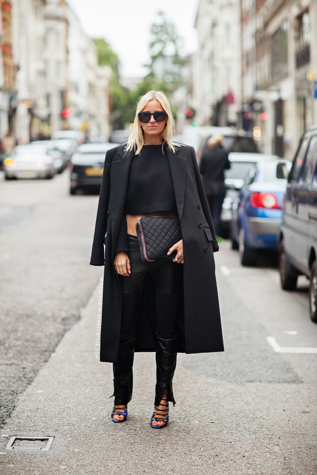 先别急著将Crop Tops收起来，秋冬也能照穿短版上衣！