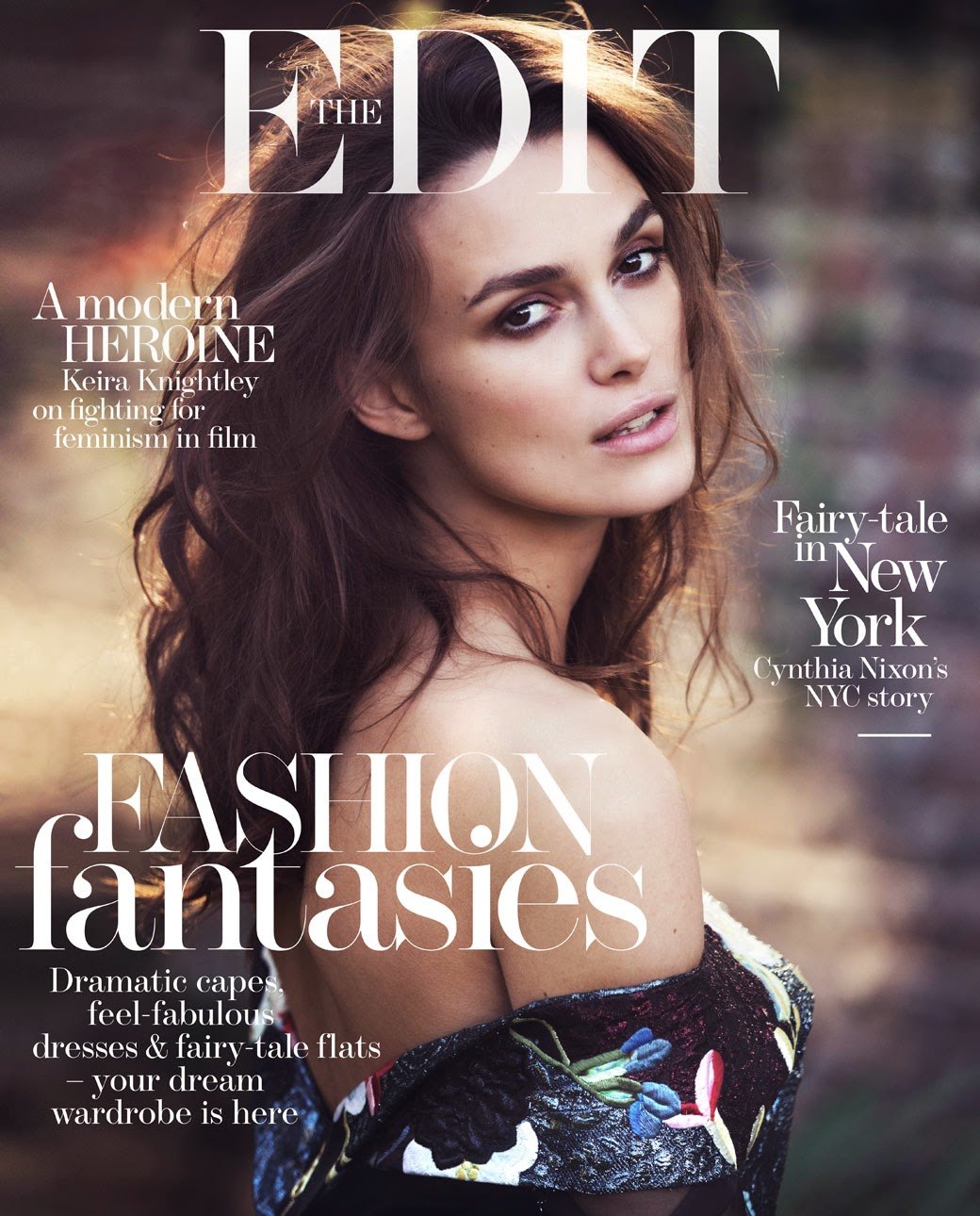 Keira Knightley浪漫演绎《The Edit》杂志,自白「我不是那种等著白马王子来拯救的女生」