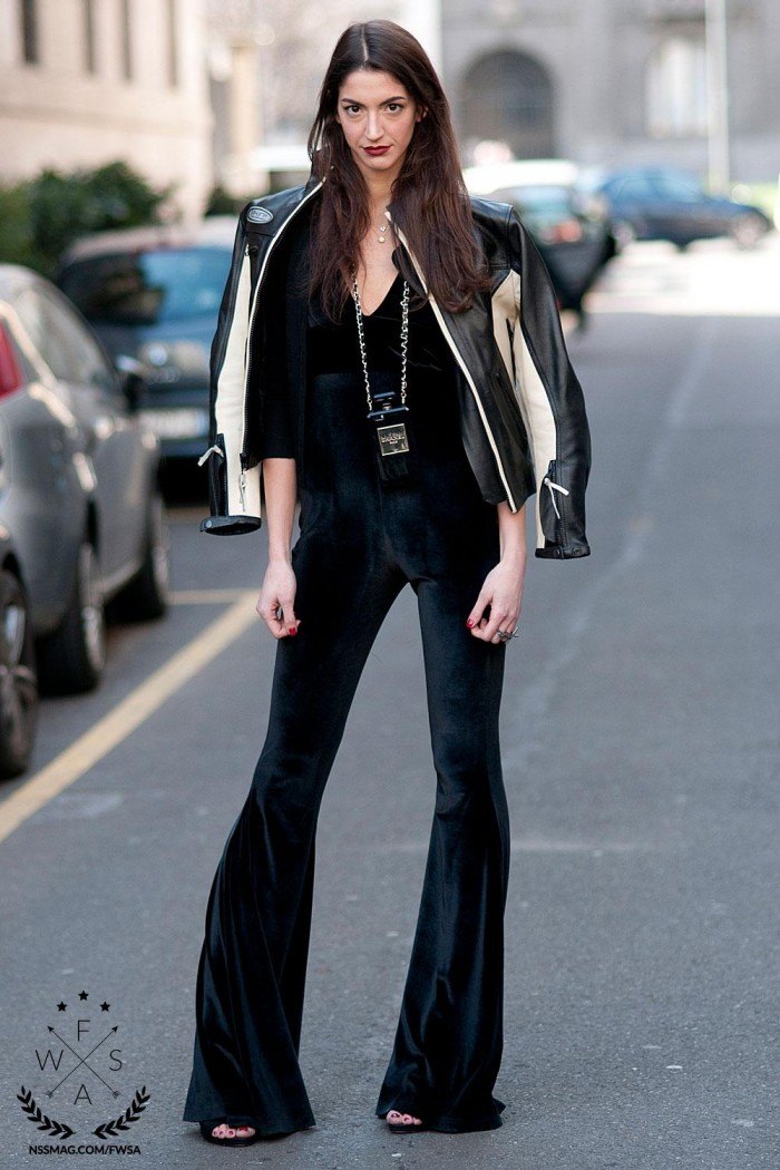 街拍时尚新星Sara Nicole Rossetto，平价单品混搭女王