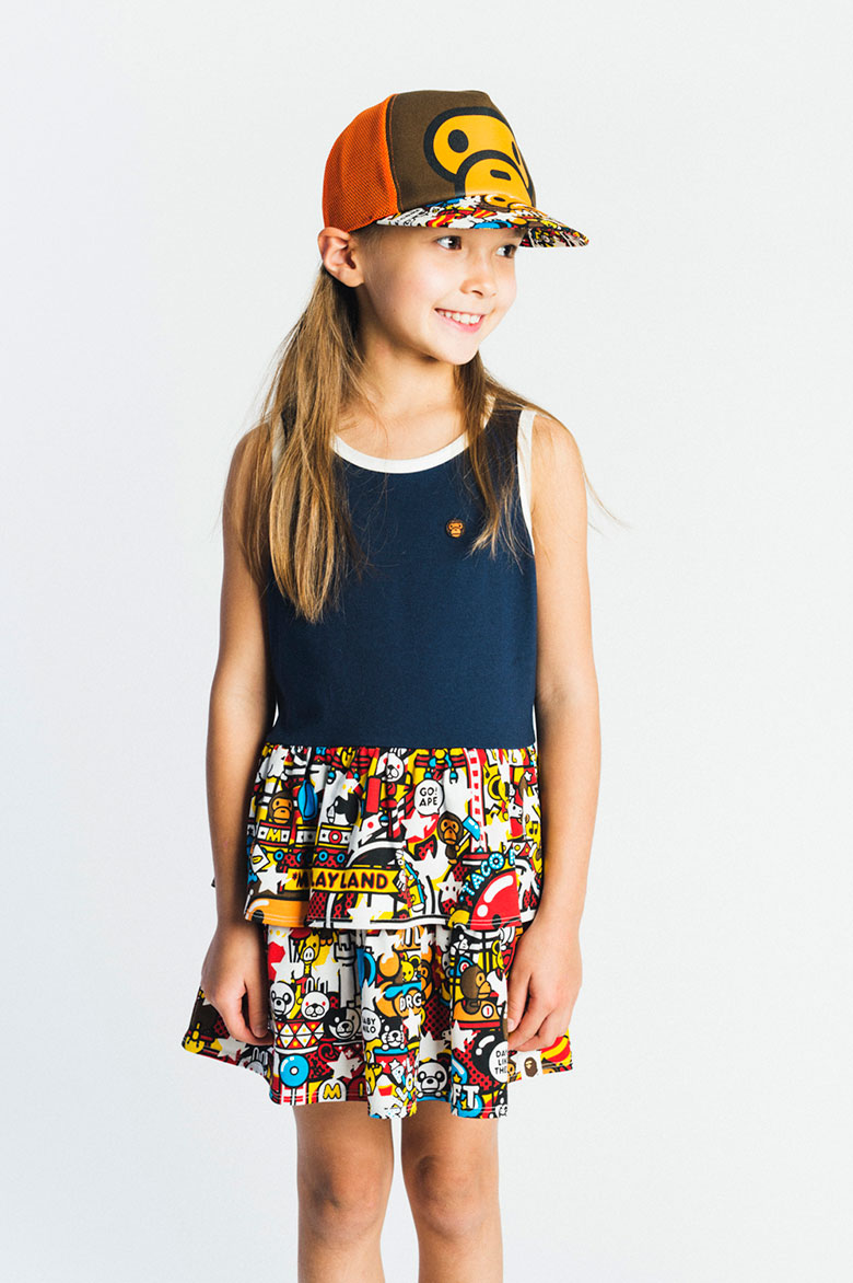 我是街头酷小子 A Bathing Ape 2015童装春夏系列造型搭配
