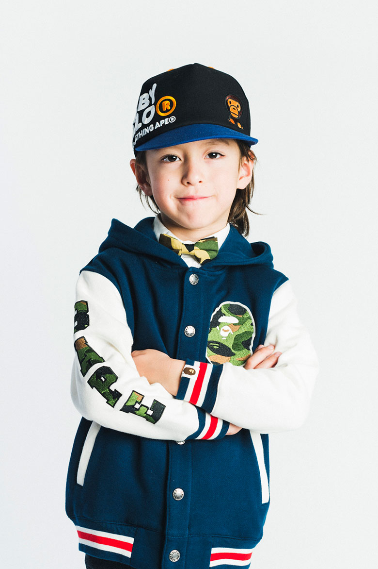 我是街头酷小子 A Bathing Ape 2015童装春夏系列造型搭配