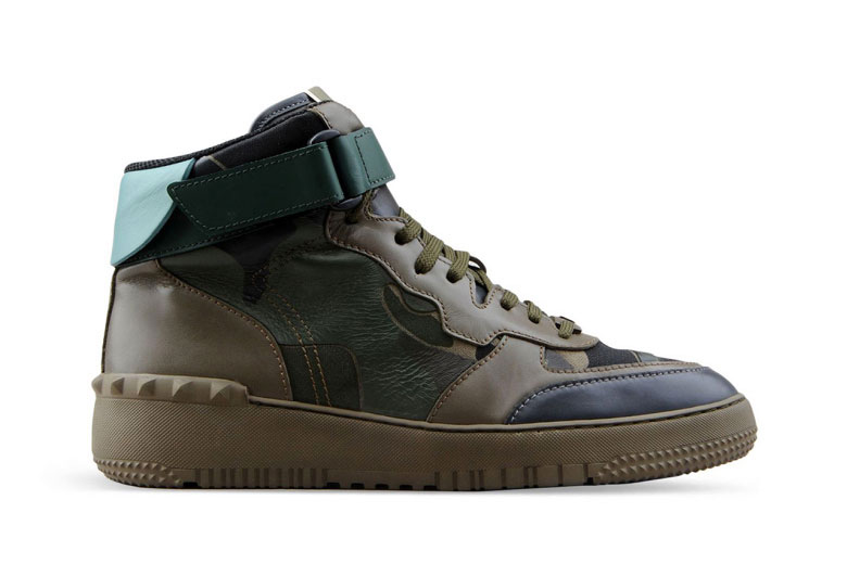 街头最火迷彩 Valentino 2015春季鞋款系列