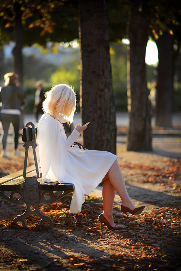 2014年12月巴黎潮人街拍 优雅又浪漫的时尚魅力