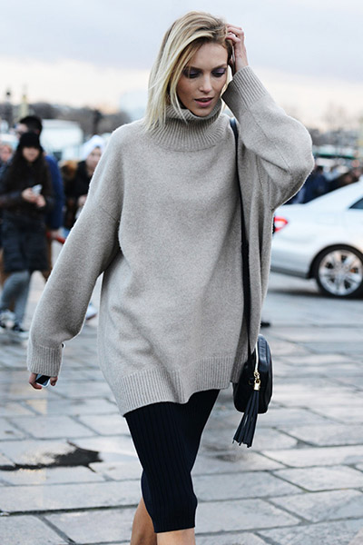 高领毛衣最美好的6种穿搭指南
