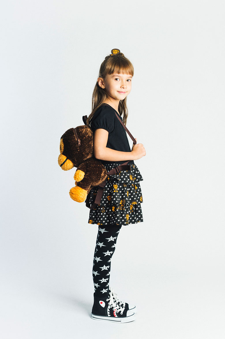 我是街头酷小子 A Bathing Ape 2015童装春夏系列造型搭配