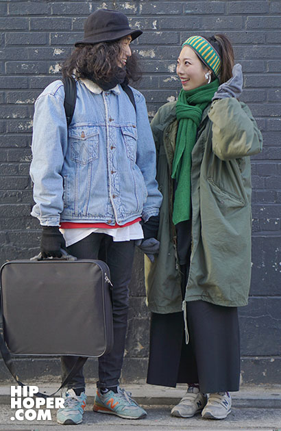 12月韩国时尚街拍 看型男靓女冬季气质服饰搭配