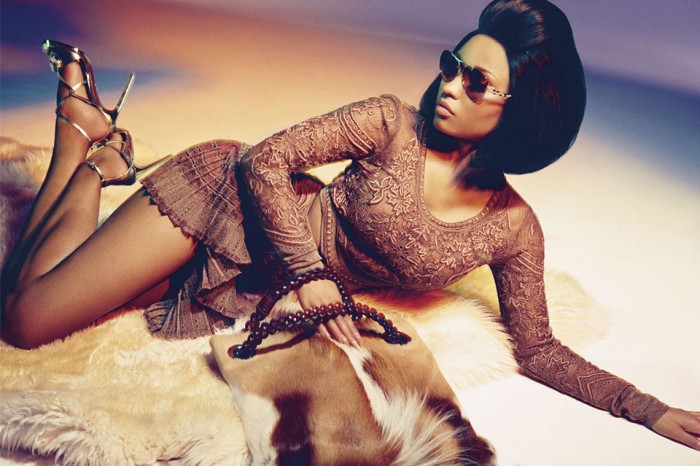 Nicki Minaj 展现新颖的热带风情:出镜Roberto Cavalli 最新2015春夏系列