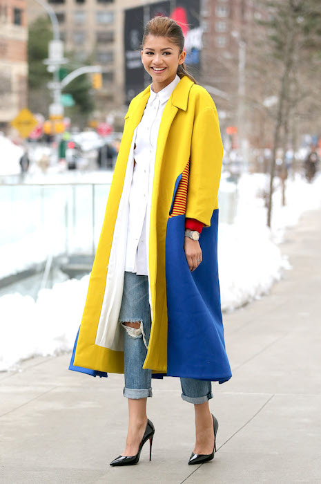 给冬天一点颜色 看街头黄色风暴逆袭