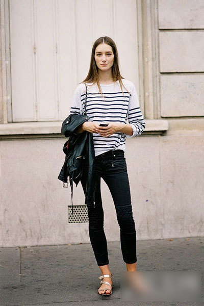 欧美潮人街拍 黑白Normcore风穿搭还不会就弱爆了