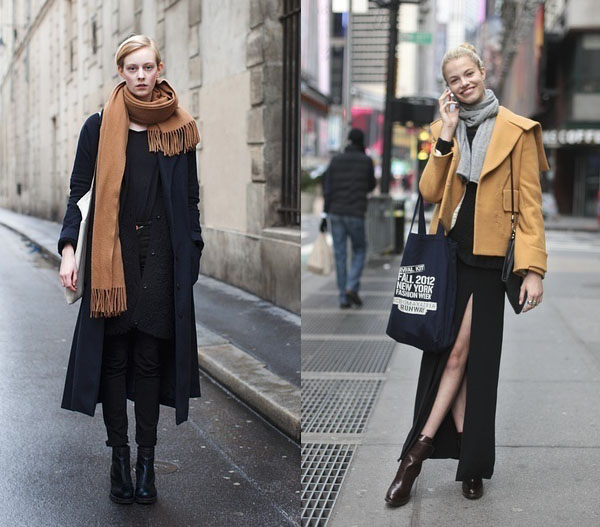 欧美明星街拍 层次感搭配让你变身高瘦美