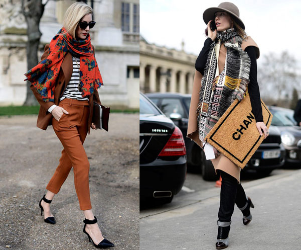 欧美明星街拍 层次感搭配让你变身高瘦美