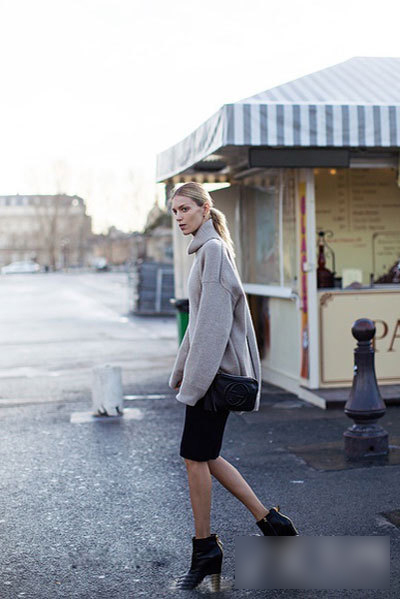 欧美潮人街拍 黑白Normcore风穿搭还不会就弱爆了