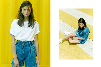 不得不爱的清新味道。SJYP 2015春夏画报