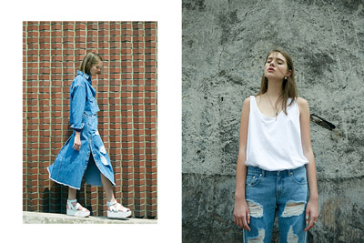 不得不爱的清新味道。SJYP 2015春夏画报