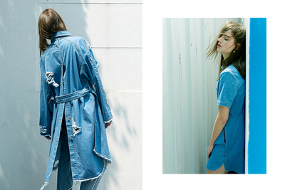 不得不爱的清新味道。SJYP 2015春夏画报