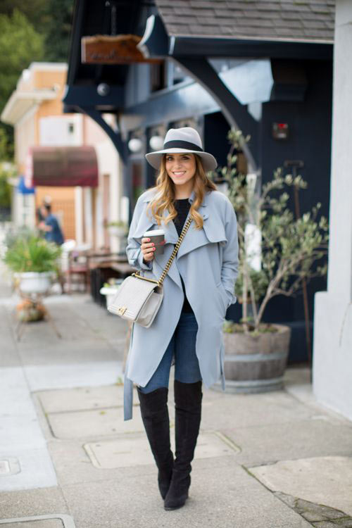 看街拍学穿搭！宽沿帽、绅士帽、软呢帽…　冬天造型加顶帽子就对啦