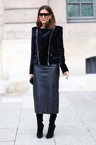 欧美街拍 最气场还是经典全黑