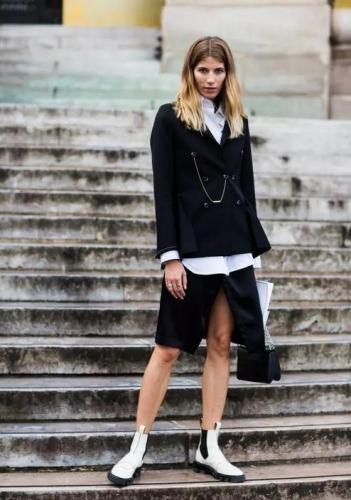 欧美街拍 最气场还是经典全黑