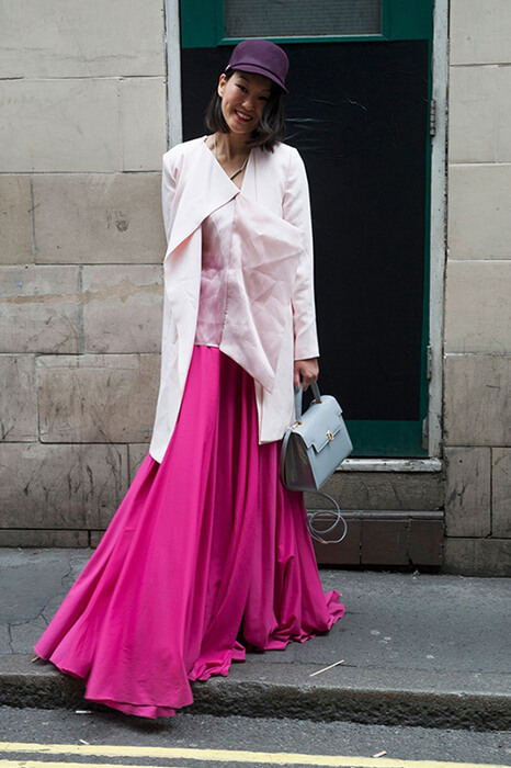 伦敦时装周街拍 要不要美过男盆友？