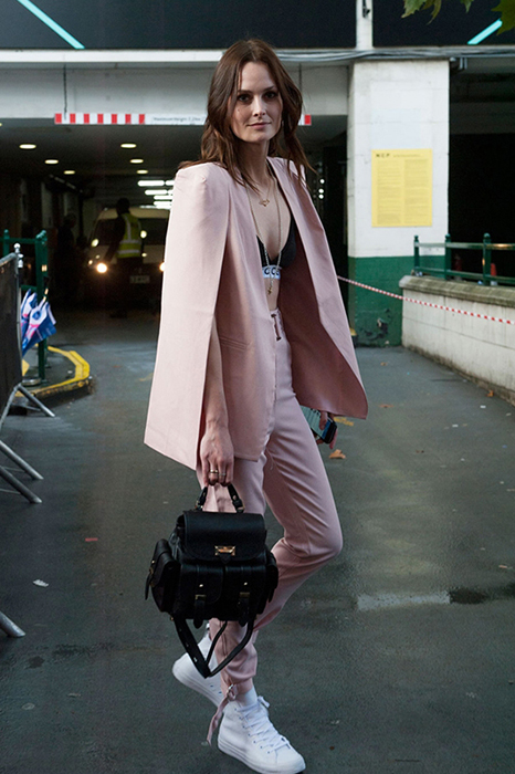 伦敦时装周街拍 要不要美过男盆友？