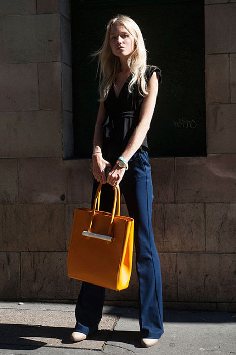 伦敦时装周街拍 要不要美过男盆友？