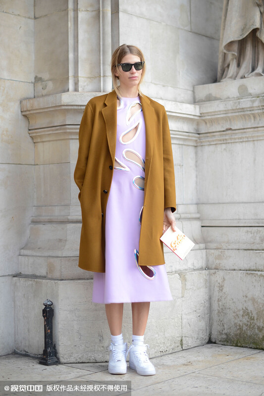 时尚街拍 看潮人色彩过冬
