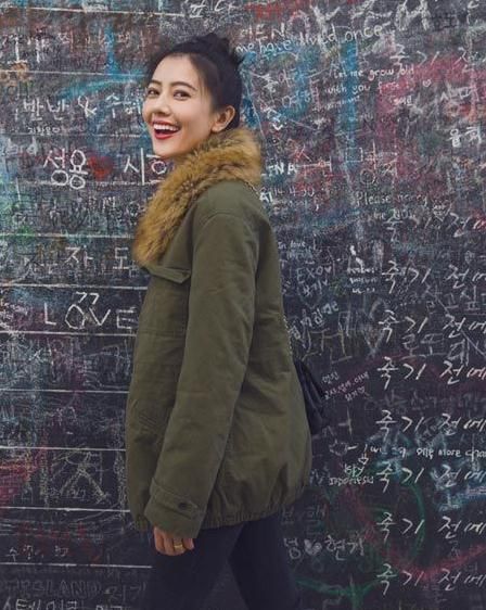 高圆圆畅游韩国 跟着她学穿搭不会错