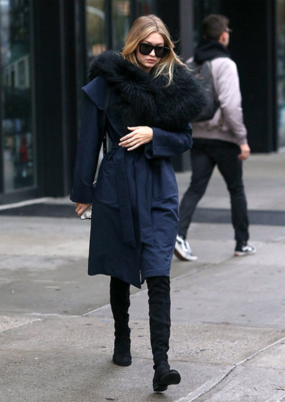 微胖女孩的福利 偷师Gigi冬日穿衣