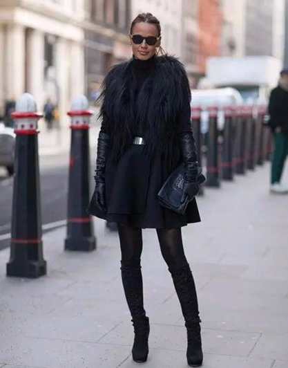 伦敦街拍 看街头姑娘们这样穿才时尚!