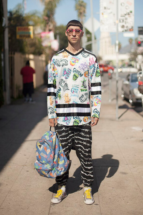 洛杉矶潮人街拍 看初春街头时尚