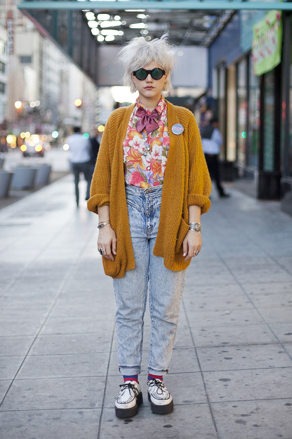 洛杉矶潮人街拍 看初春街头时尚